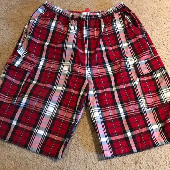 men's drawstring cargo shorts